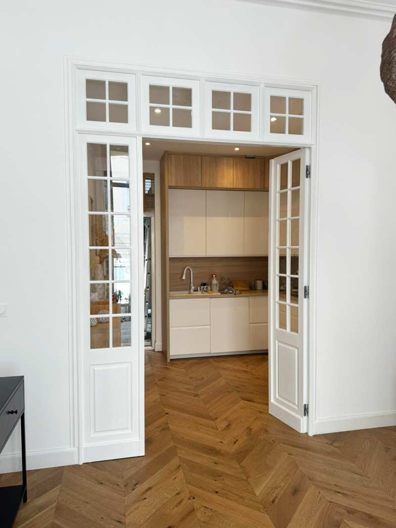 Porte intérieur en bois